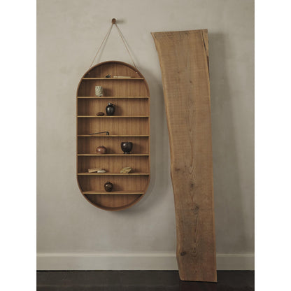 Ferm Living Dorm Oval Shelf Oiled Oak