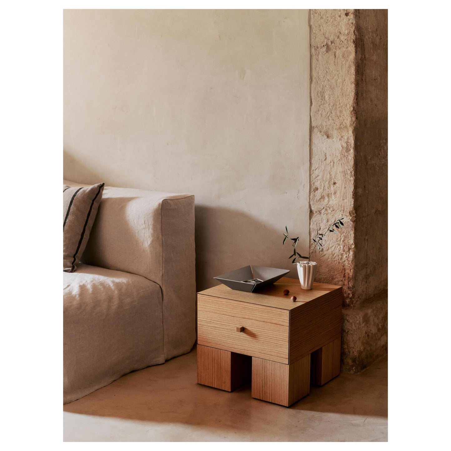 Ferm Living Press High Tray Aluminum