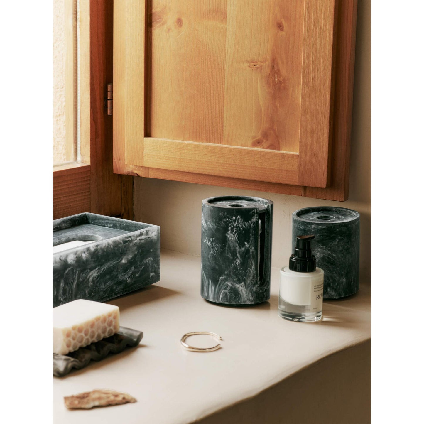 Ferm Living Mist Napkin Box Pearl