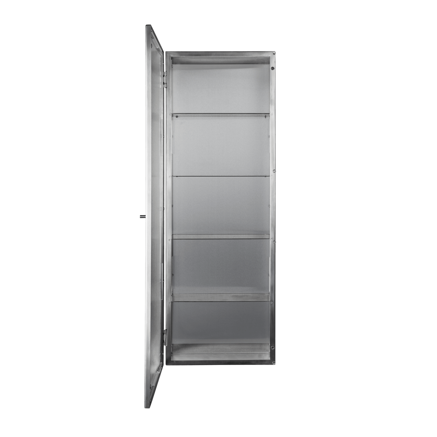 Ferm Living Haze Wall-Hung Cabinet 35x100 Stainless Steel