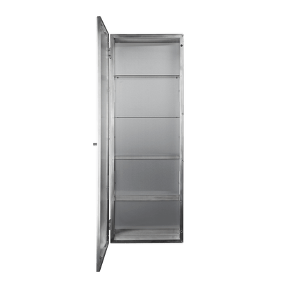 Ferm Living Haze Wall-Hung Cabinet 35x100 Stainless Steel