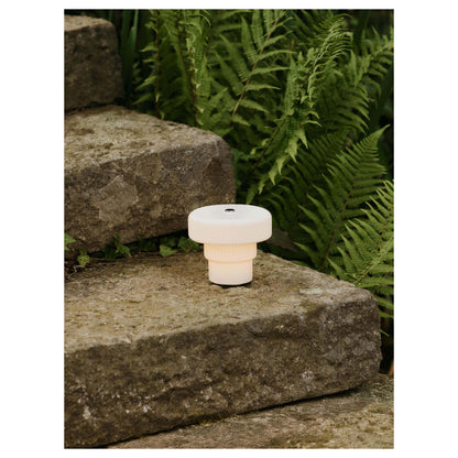 Ferm Living Ripple Portable Lamp H10 White