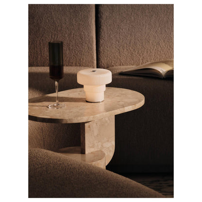 Ferm Living Ripple Portable Lamp H10 White