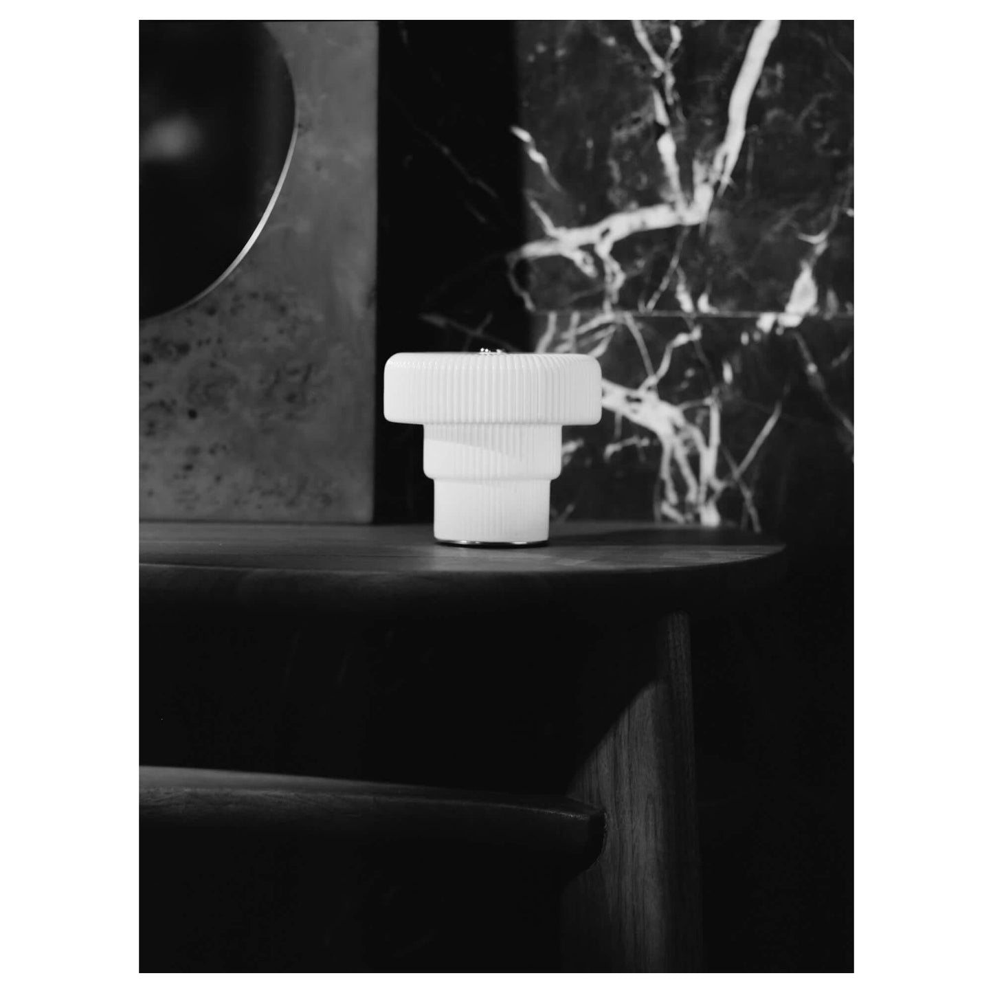 Ferm Living Ripple Portable Lamp H10 White