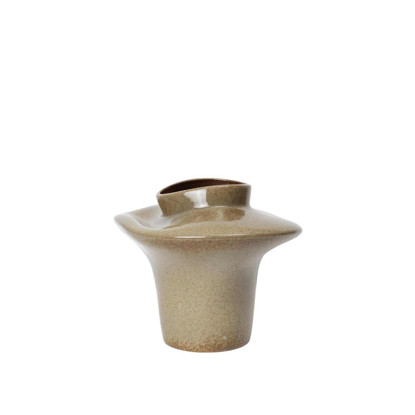 Ferm Living Evio Vase H22 Elm Green
