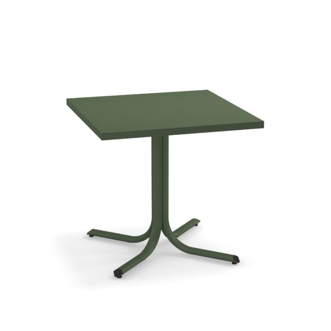 Table System Square border collapsible table 80x80 (Request Info).