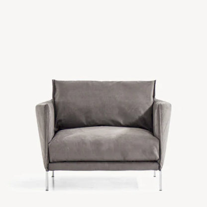 GENTRY - Fabric or leather armchair