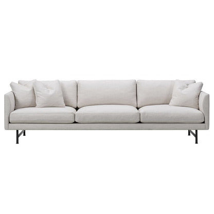Calmo 80 sofa by Fredericia #3-seater, Ruskin 10 - black steel #