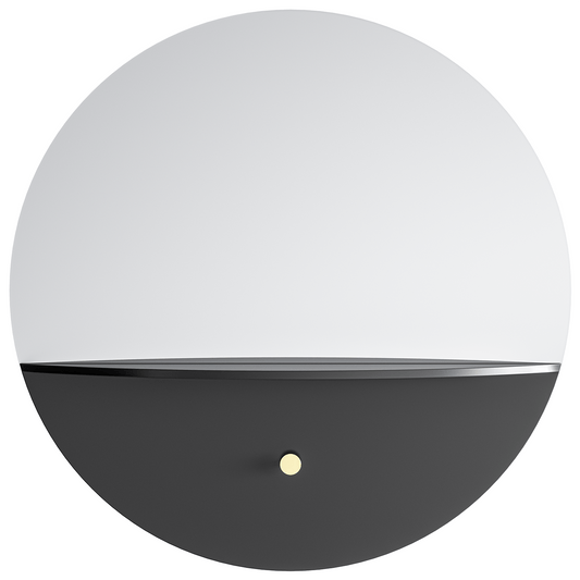 Department Pie B Wall Mirror 80 Black