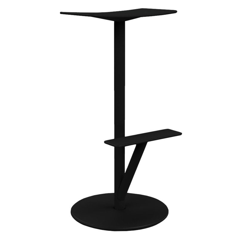 Sequoia bar stool by Magis #76 cm, black #