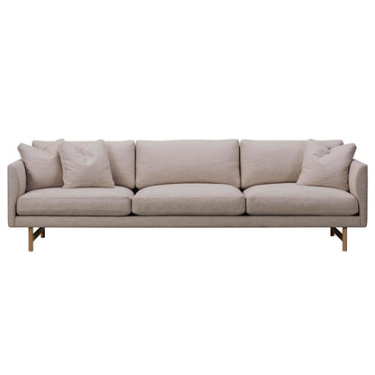 Calmo 80 sofa by Fredericia #3-seater, Ruskin 33 - smoked oak #