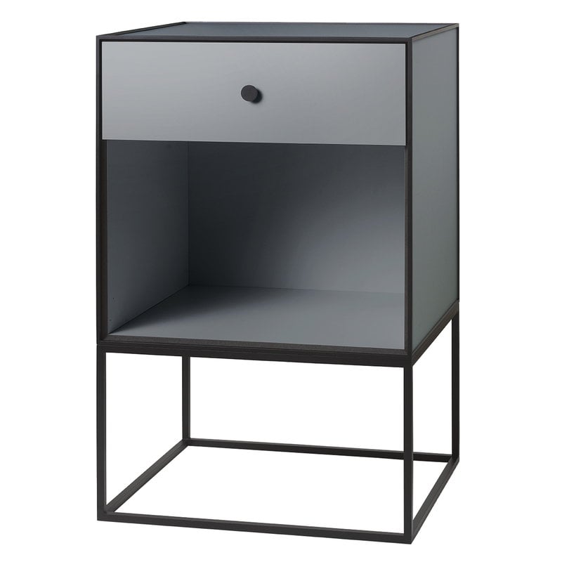 Frame 49 sideboard with 1 drawer by Audo Copenhagen #dark grey #