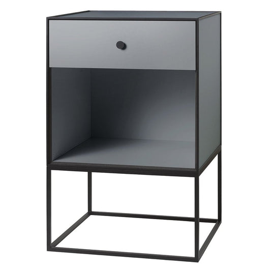 Frame 49 sideboard with 1 drawer by Audo Copenhagen #dark grey #