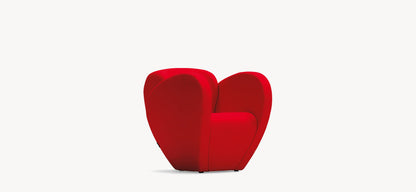 SIZE TEN - Polyester easy chair with armrests.