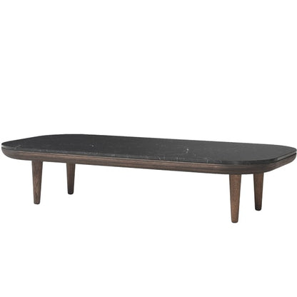 Fly SC5 coffee table, smoked oak - black Marquina marble