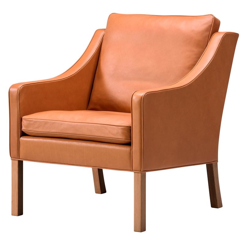 Mogensen 2207 armchair by Fredericia #cognac - oiled oak #