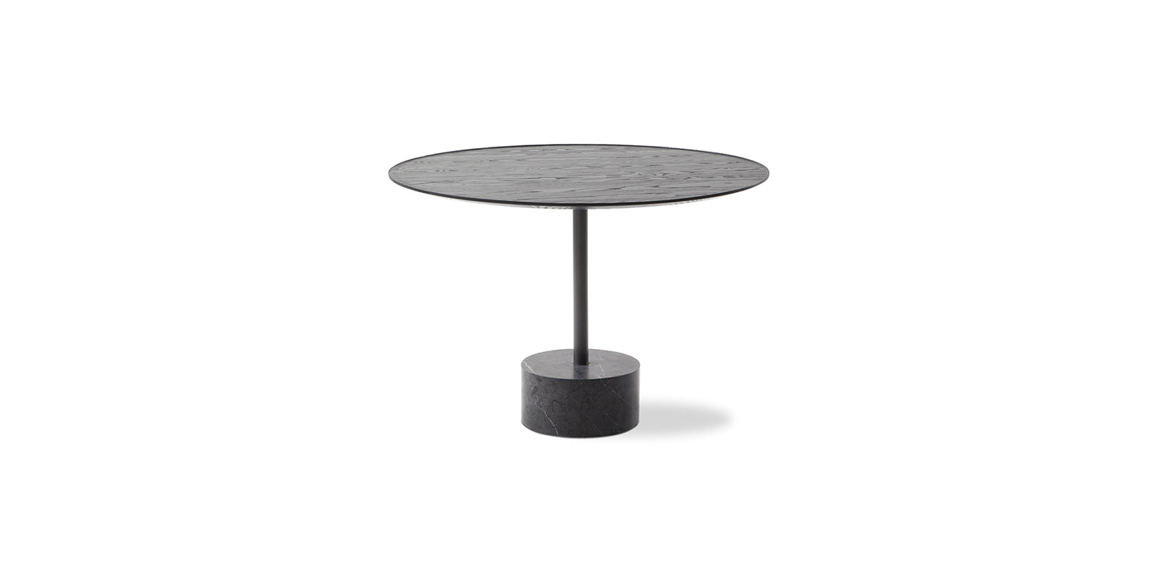 9 - Round dining table.