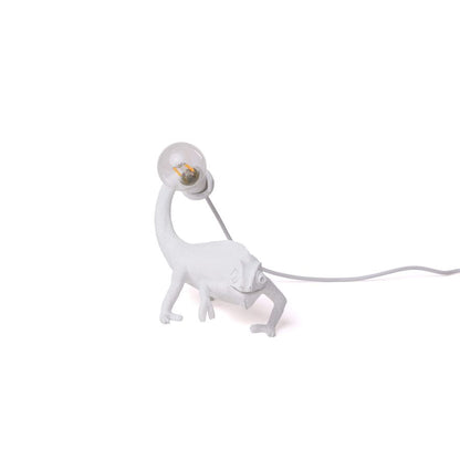 Chameleon Lamp Still - Resin LED Lamp