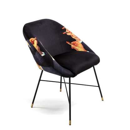 Lipsticks - Fabric Fully Upholstered Padded Chair