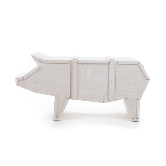 Sending Pig - Wooden sideboard with doors