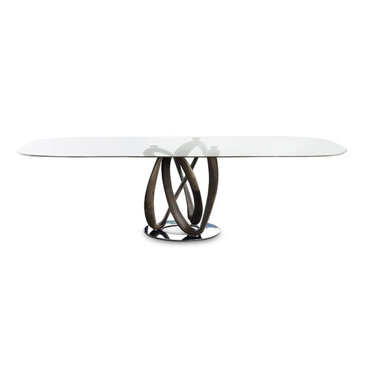INFINITY - Oval Table (Glass)