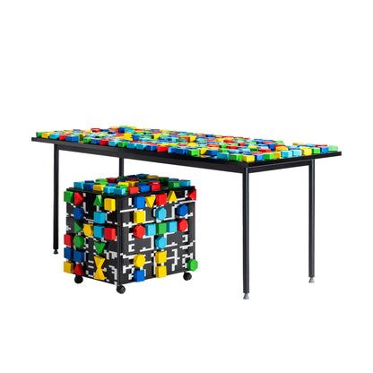 Rectangular Wooden Writing Desk Remix Vol. 6 Office Game by Bd Barcelona Design