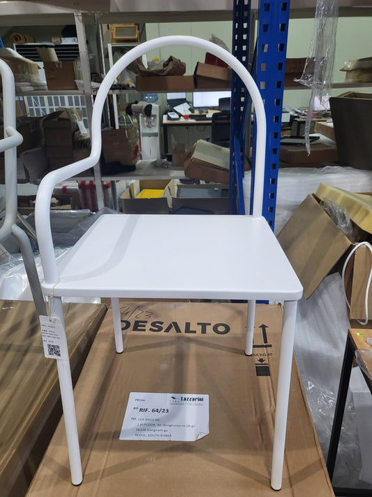 [Domestic Stock] Softer Than Steel Open Back Metal Chair