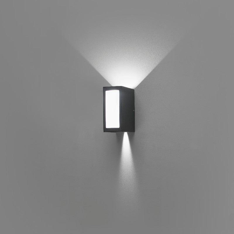 Outdoor wall lamp with directable wings (Request Info).