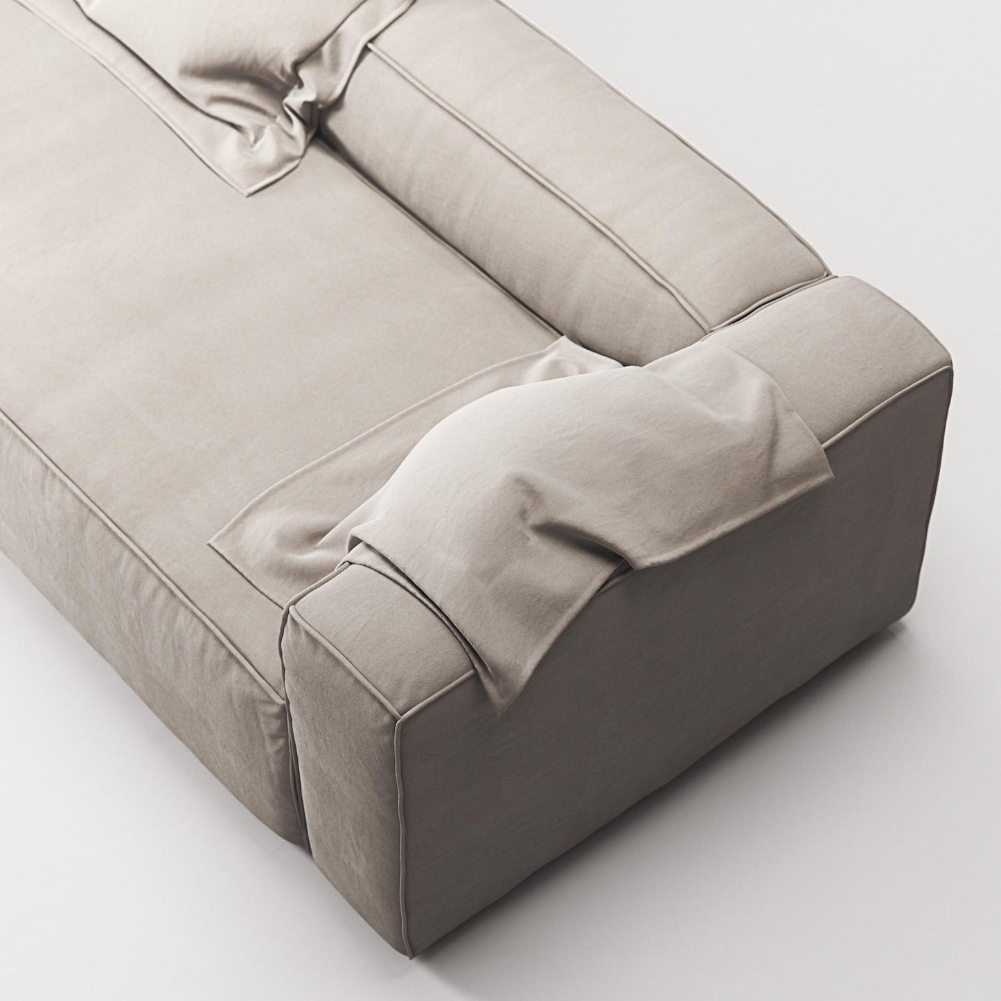 Decotique Grand 2-Seater Sofa Sandshell/Beige