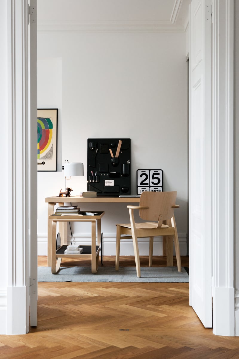 Aalto table 80A, birch