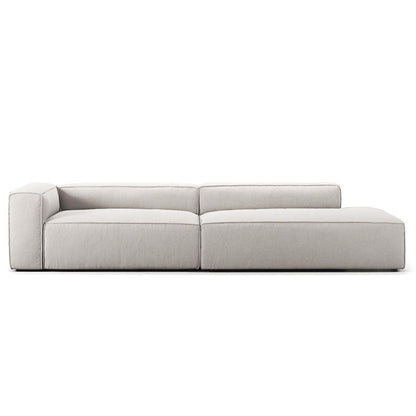 Decotique Grand 3-Seater Sofa Open End Right Moonwhite