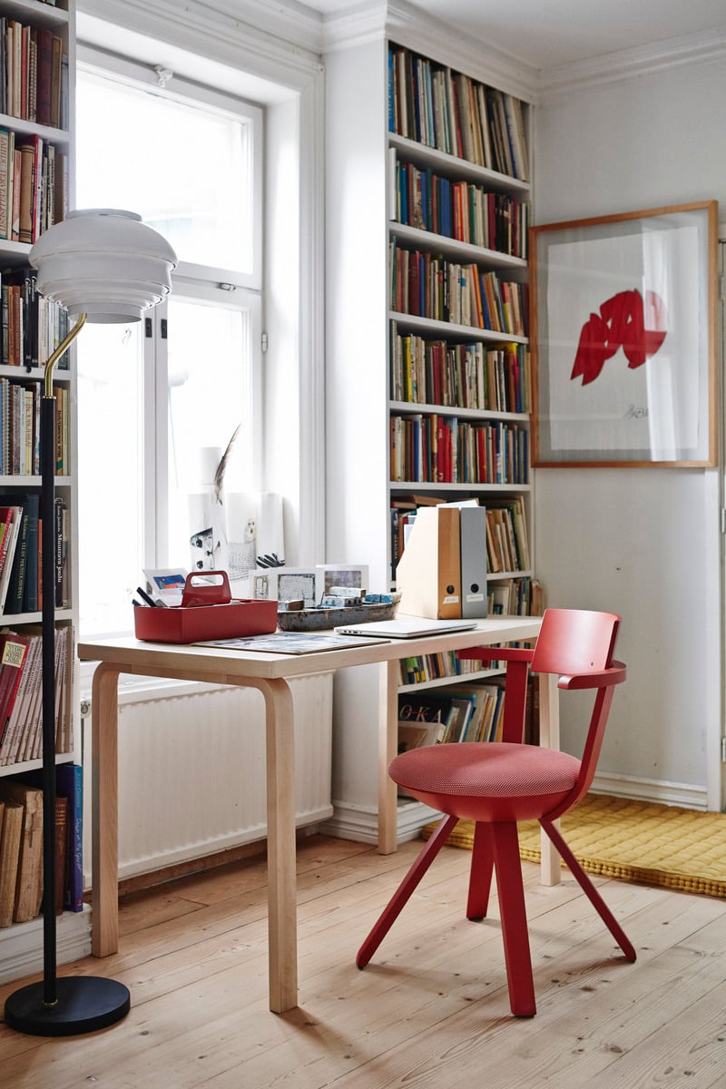 Aalto table 80A, birch
