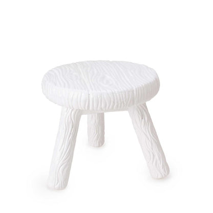 Fiberglass Side Table Milk Stool by Seletti #White