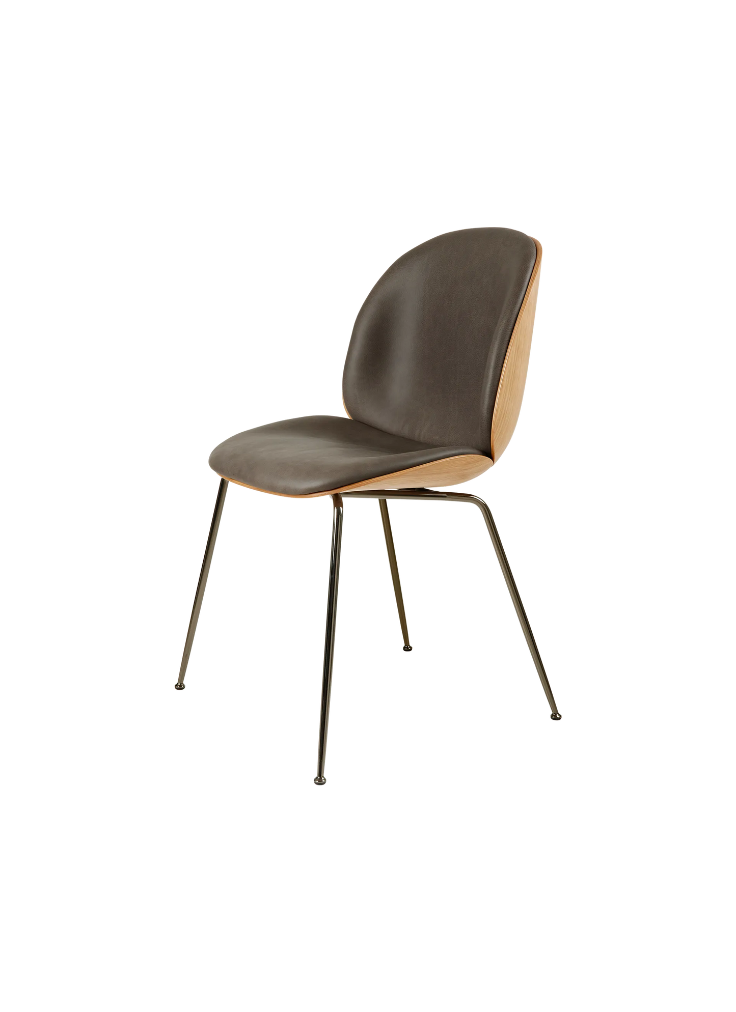 BEETLE DINING CHAIR - 3D Veneer - Front Upholstered.
