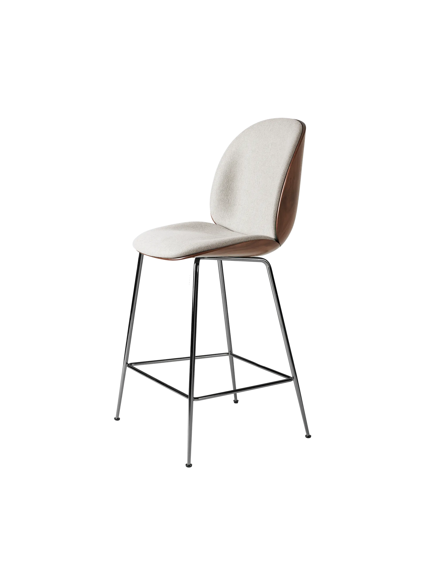 BEETLE COUNTER CHAIR - 3D Veneer - Front Upholstered.