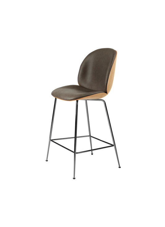 BEETLE COUNTER CHAIR - 3D Veneer - Front Upholstered.