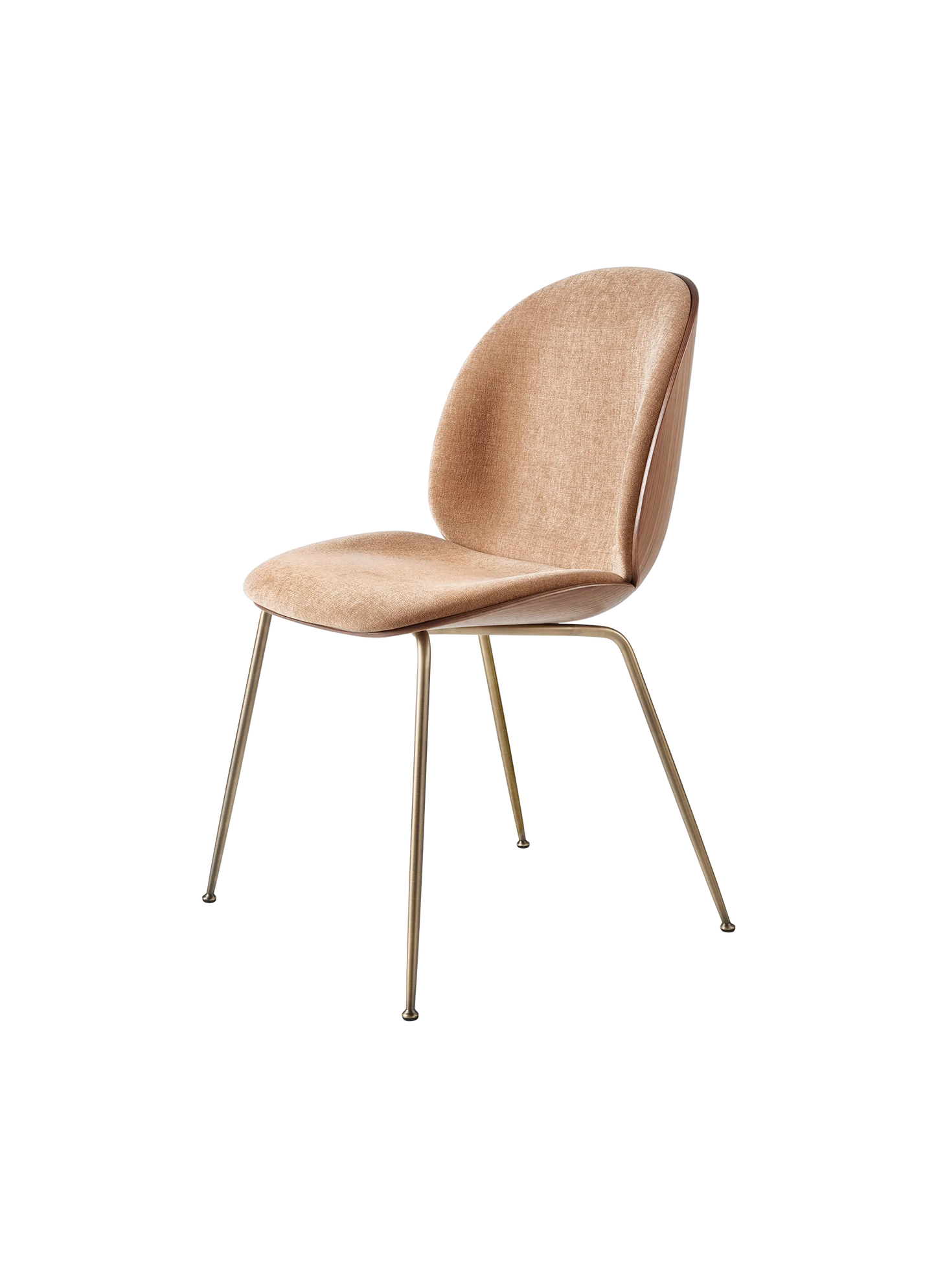 BEETLE DINING CHAIR - 3D Veneer - Front Upholstered.