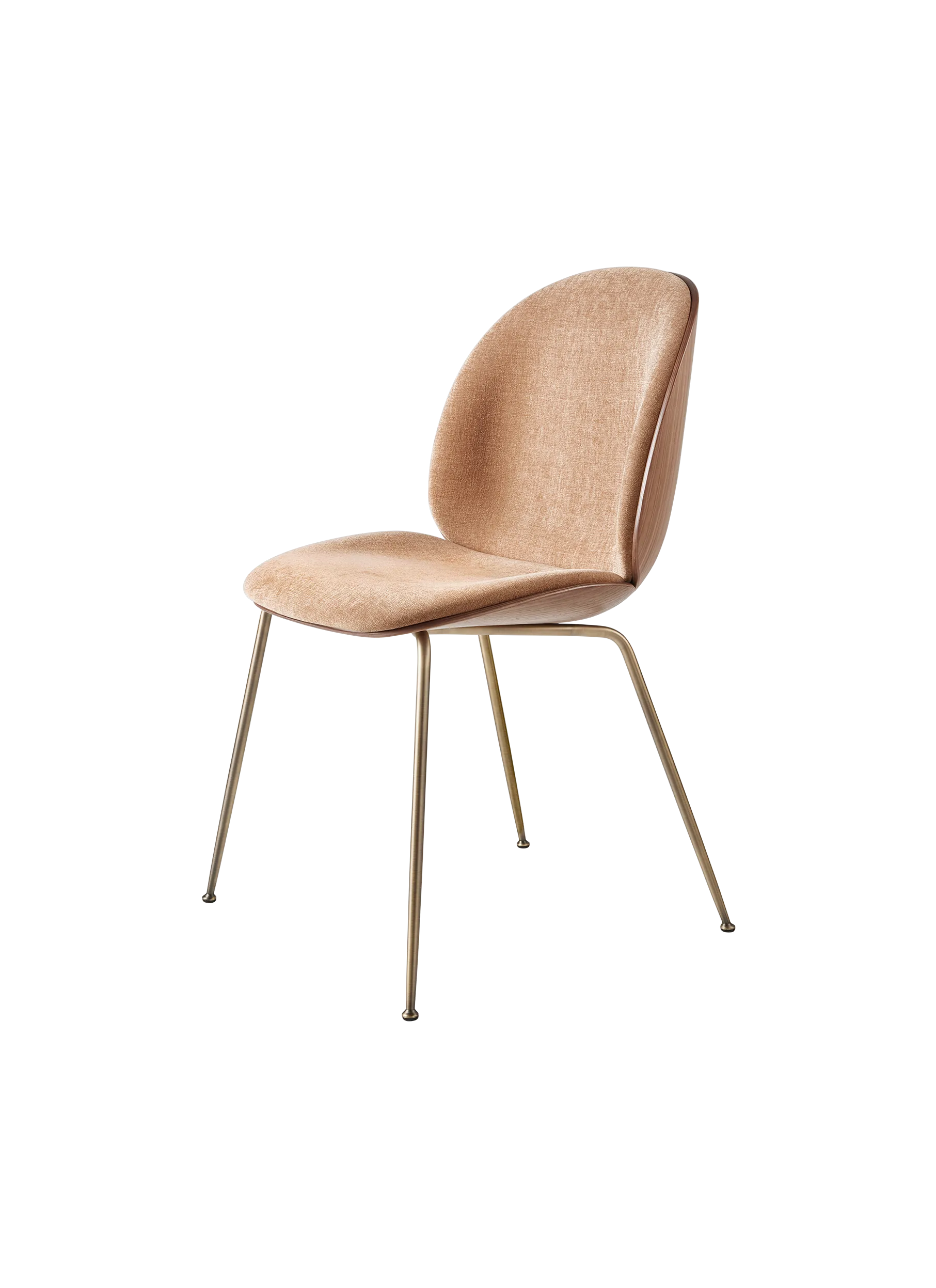 BEETLE DINING CHAIR - 3D Veneer - Front Upholstered.