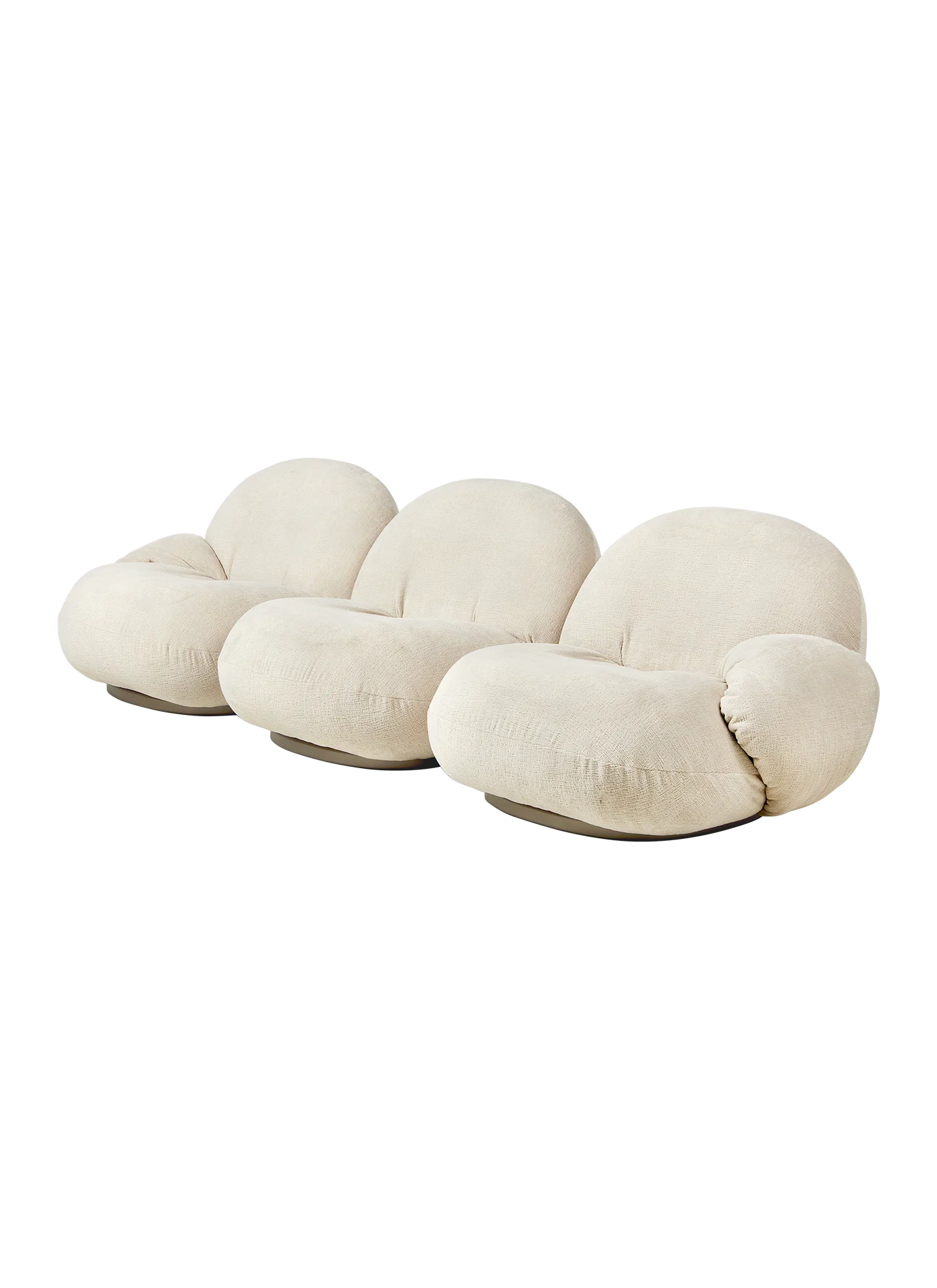 PACHA SOFA - 3-seater with armrests.