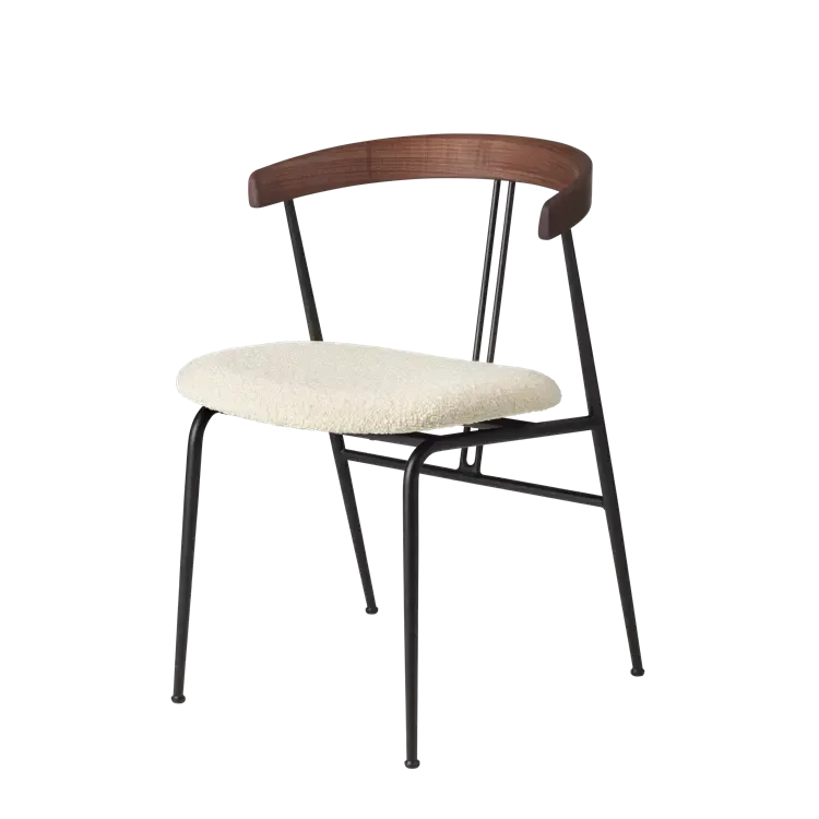 VIOLIN DINING CHAIR - Seat Upholstered.