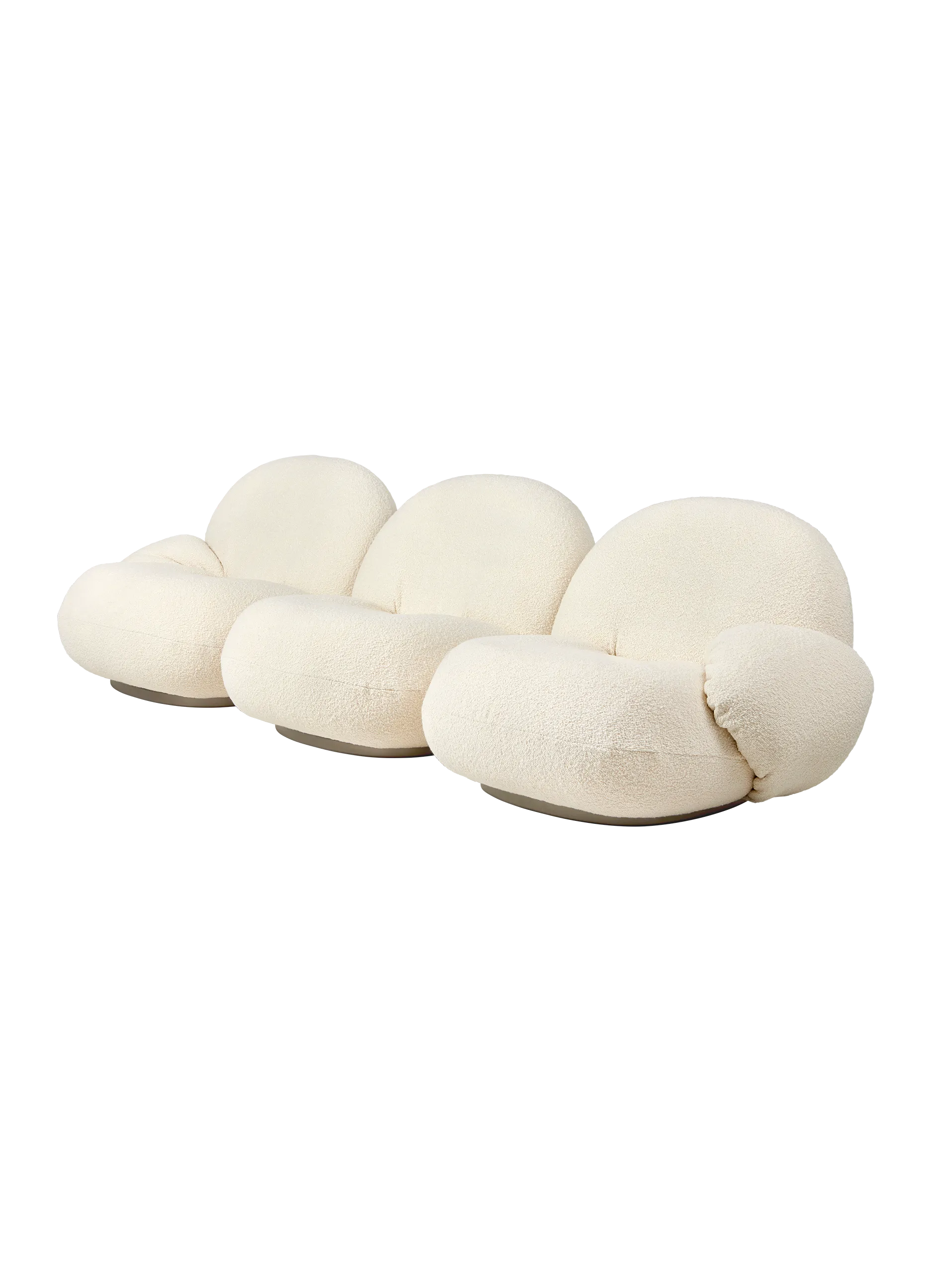 PACHA SOFA - 3-seater with armrests.