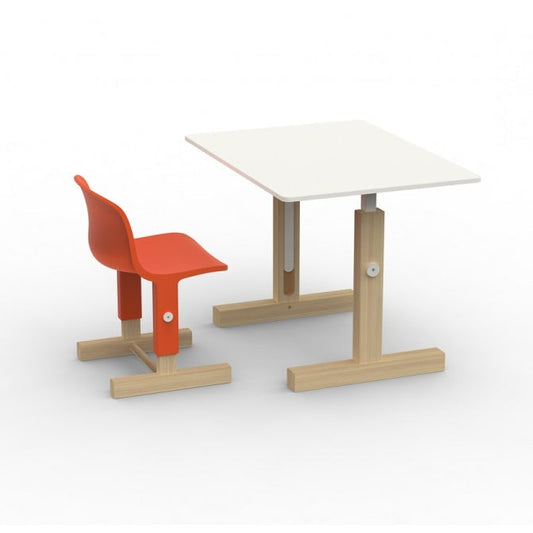 LITTLE BIG - Adjustable HPL kindergarten desk.