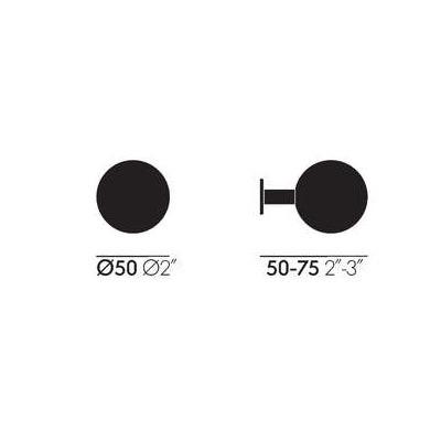Coat Dots Set wooden ball Coat hook.