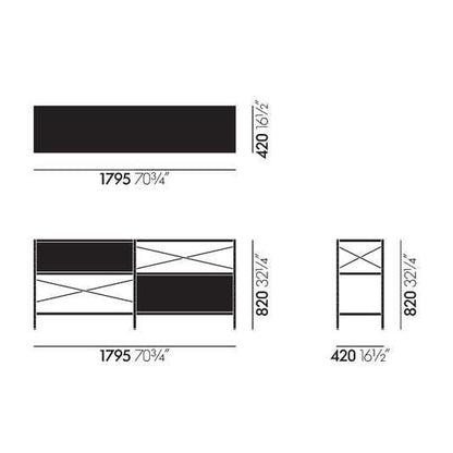 Eames ESU Shelf 2 HU.