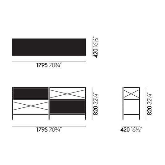 Eames ESU Shelf 2 HU.
