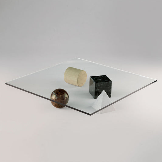 METAFORA - Low square coffee table.