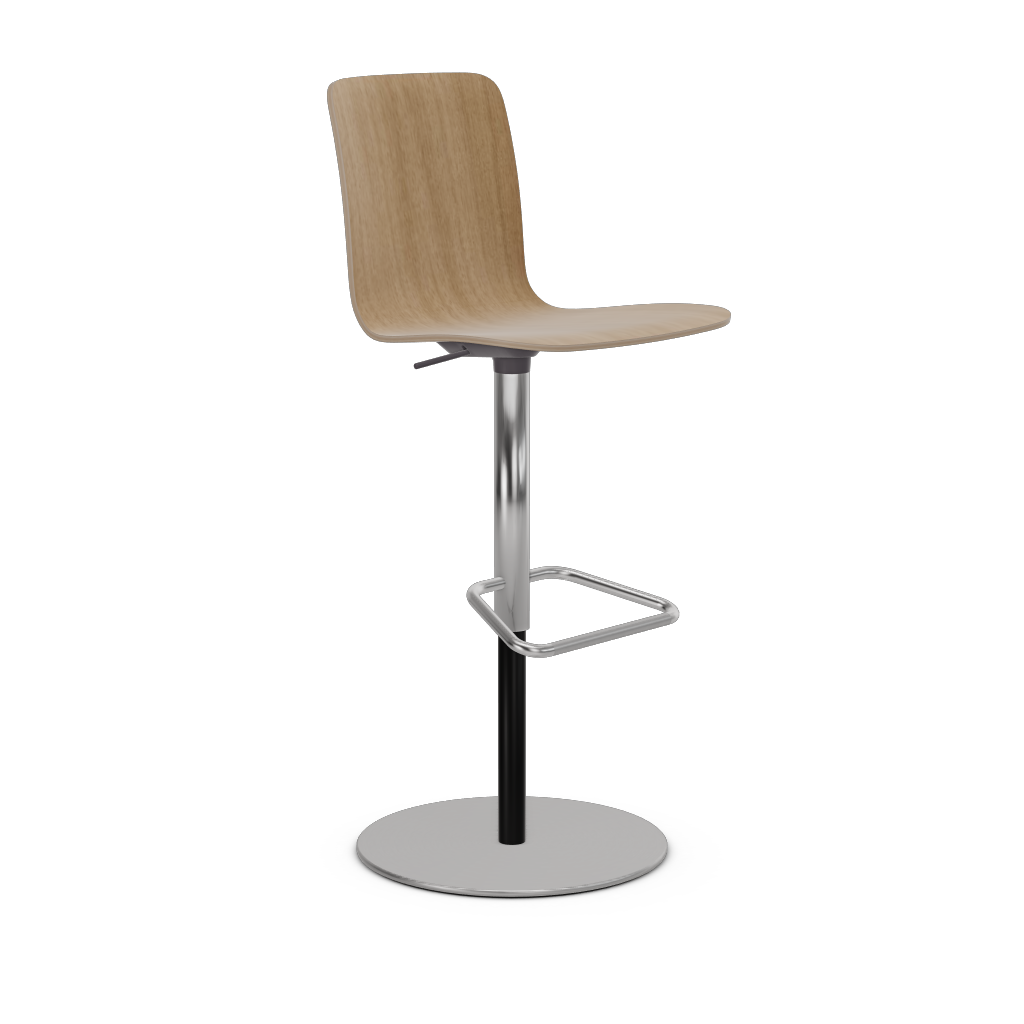 HAL Ply Barstool (without seat upholstery).