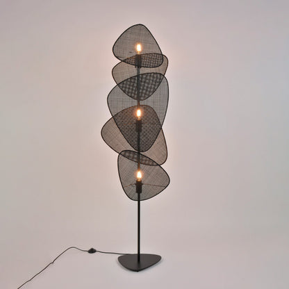 Floor Lamp Screen by Market Set #Black Cane