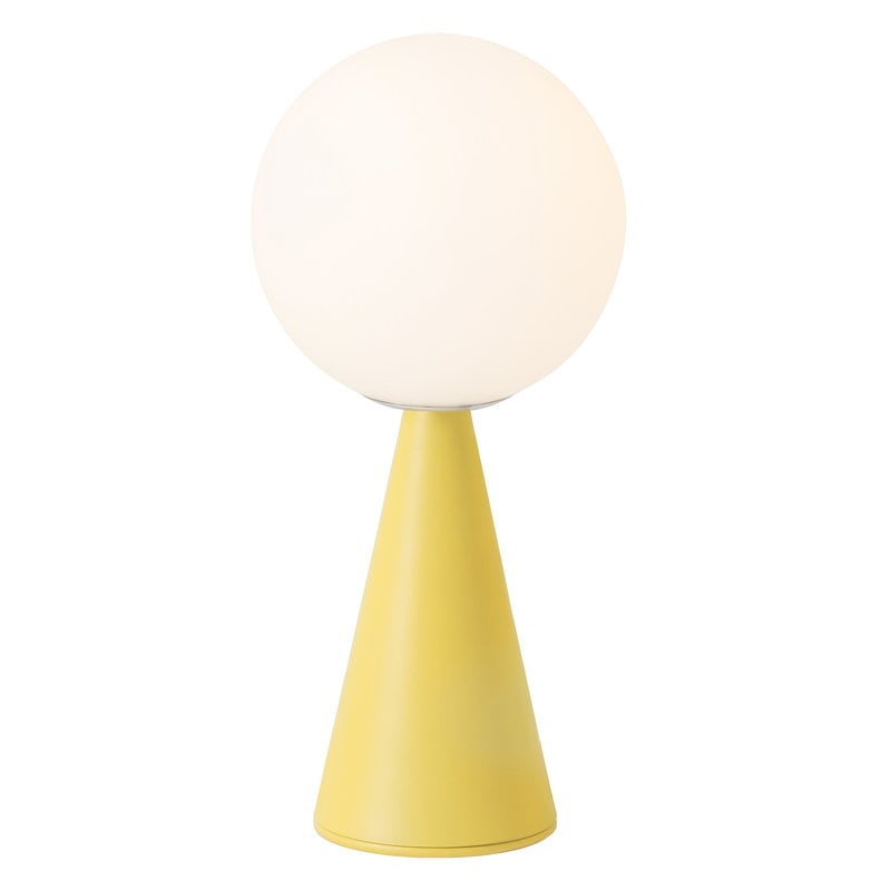 Bilia Mini table lamp by FontanaArte #yellow #