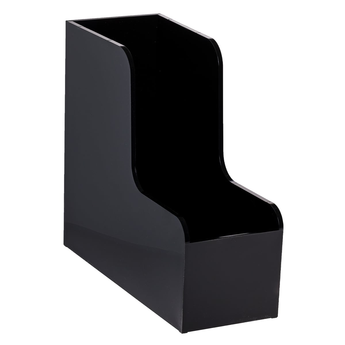 Magazine rack, black